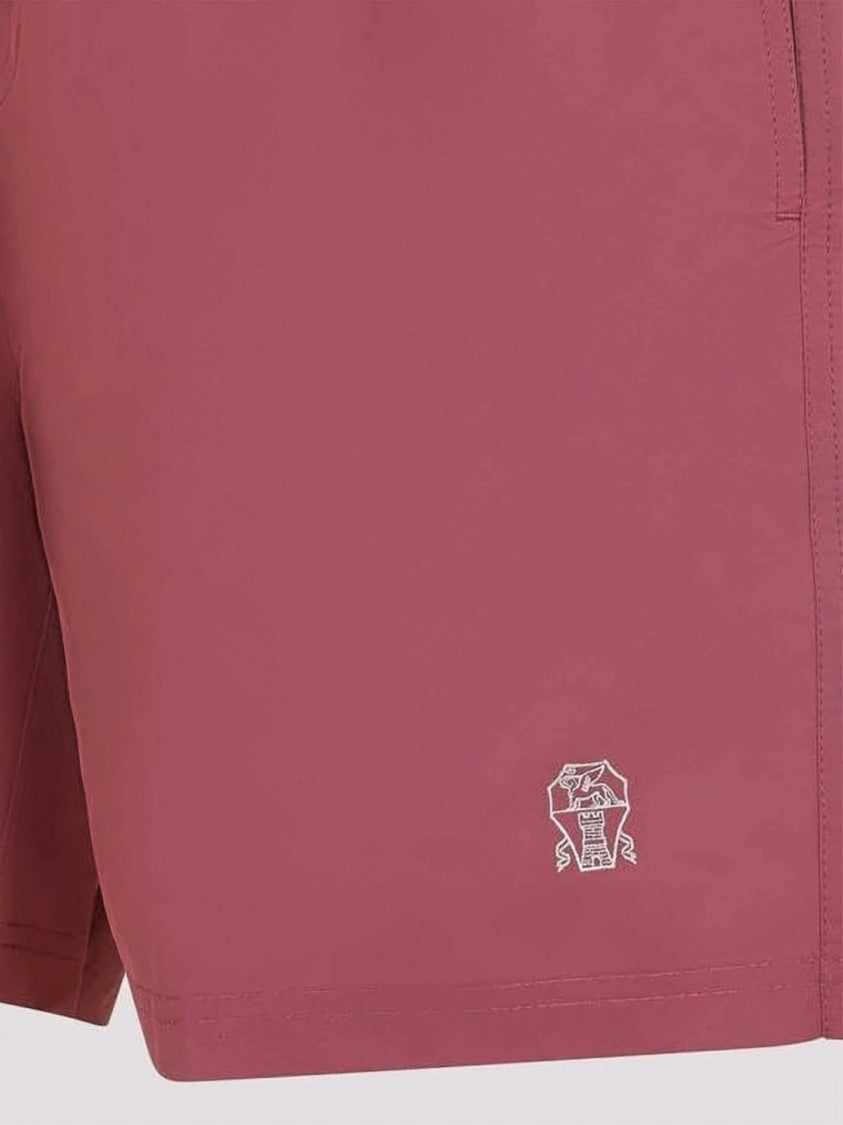 Brunello Cucinelli Muted Rose Swim Shorts