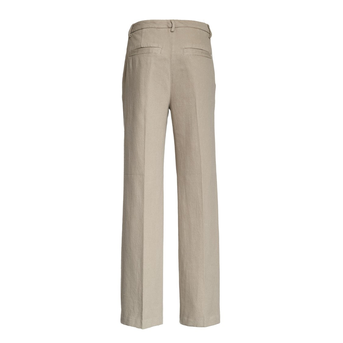 Dondup Reina Wide-Leg Cotton Casual Pants