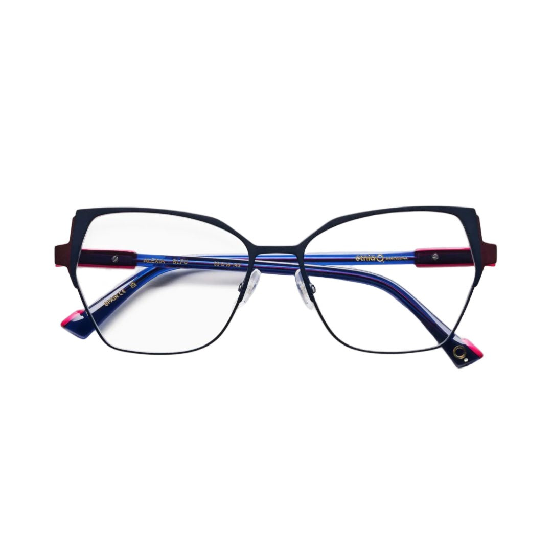 Etnia Barcelona Alexia Geometric Metal Sunglasses With Vibrant Gradient Temples