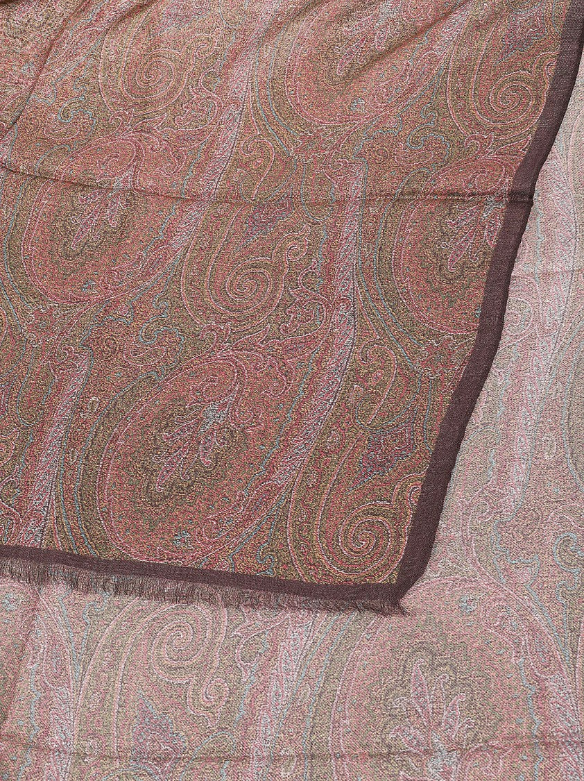 Etro Paisley Patterned Modal-Cashmere Scarf