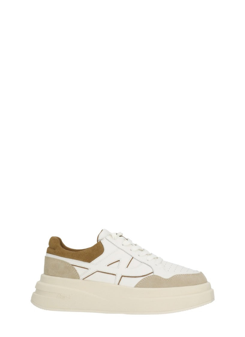 Ash Ivory Icone Suede Platform Sneakers