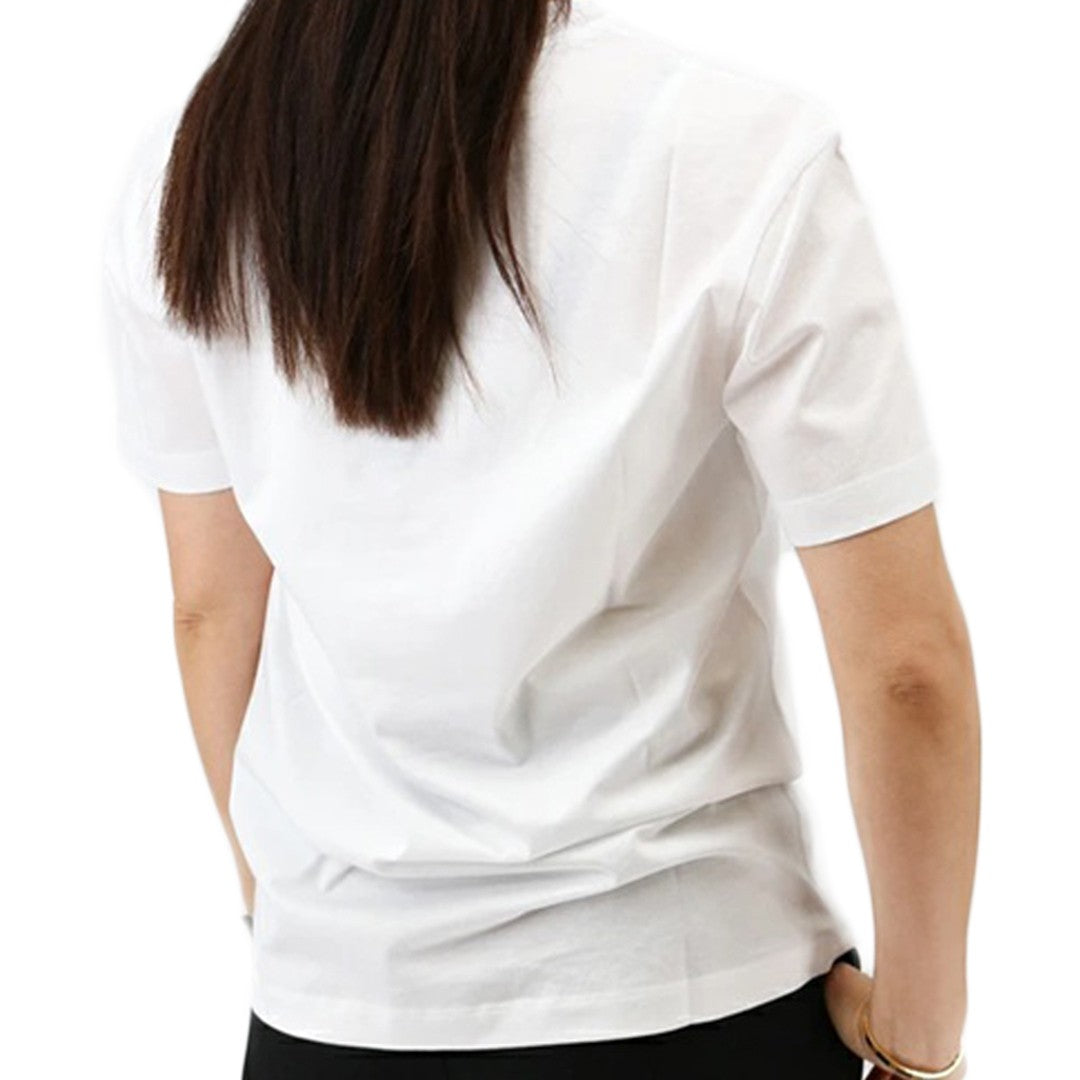 Patou Relaxed-Fit White T-Shirt With Gradient Text Design