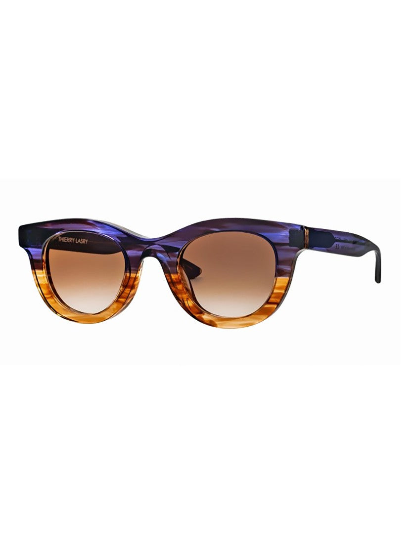 Thierry Lasry Oversized Cat-Eye Sunglasses With Two-Tone Design