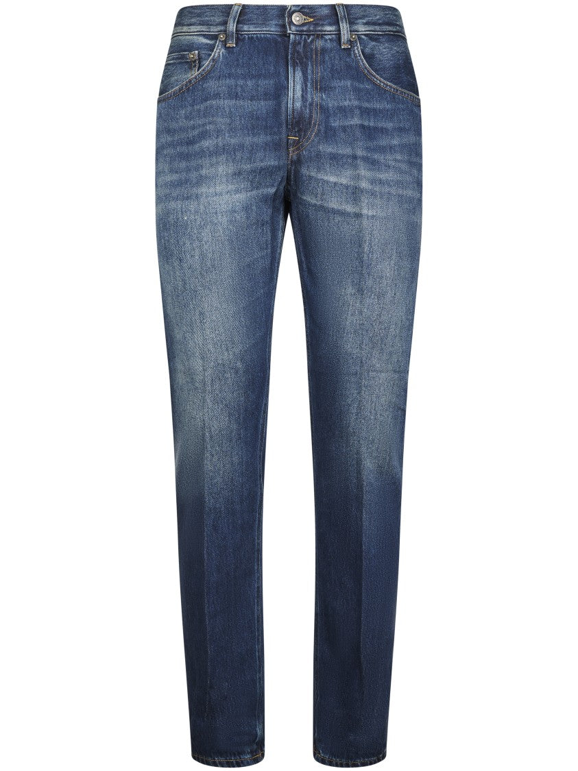 Dondup Blue Icon Slim Fit Five-Pocket Denim Jeans