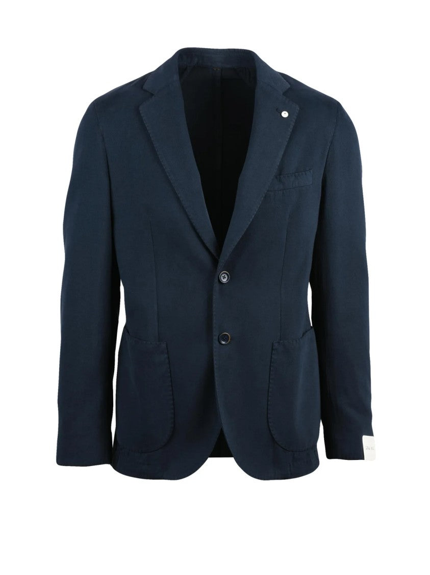 L.B.M. 1911 Fitted Blazer Jacket In Cotton-Cashmere Blend
