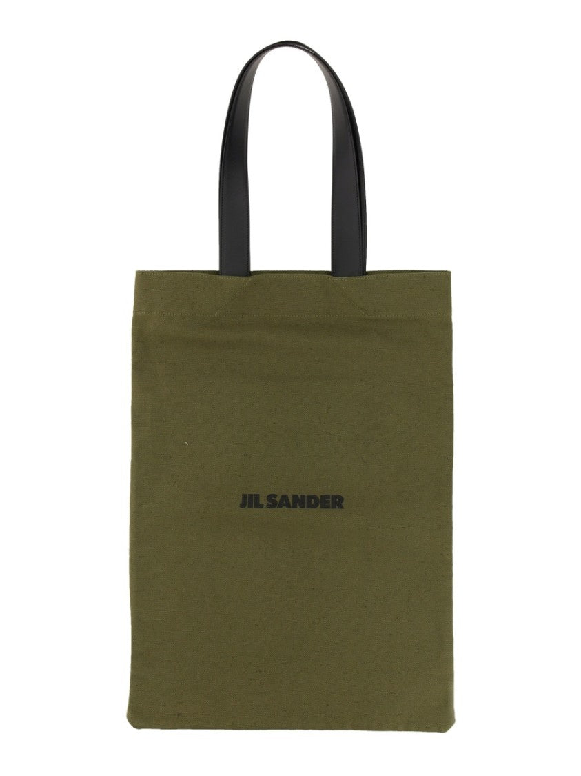Jil Sander Tote Bag With Double Leather Handle