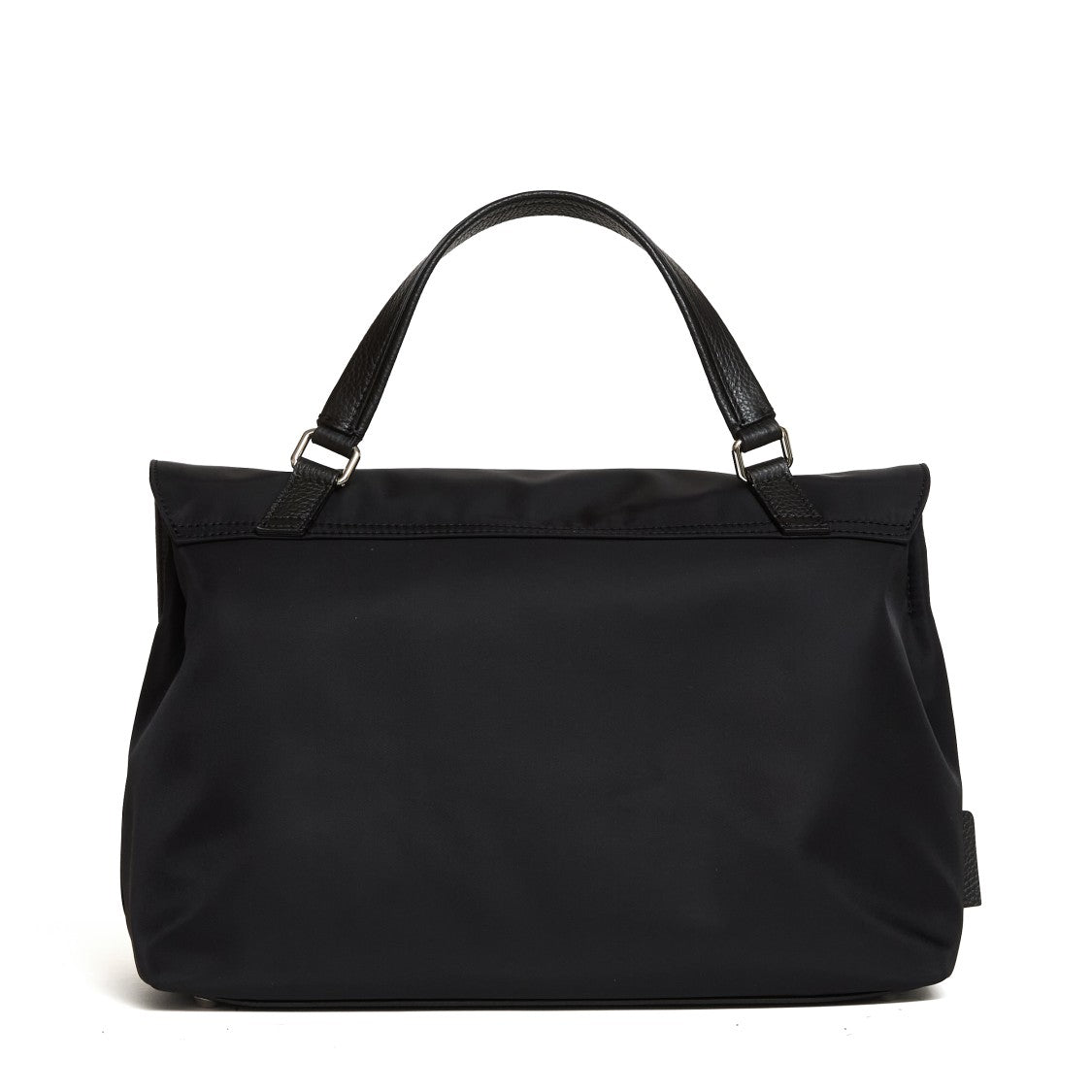 Zanellato Nikel Vitello Leather Medium Postina Handbag