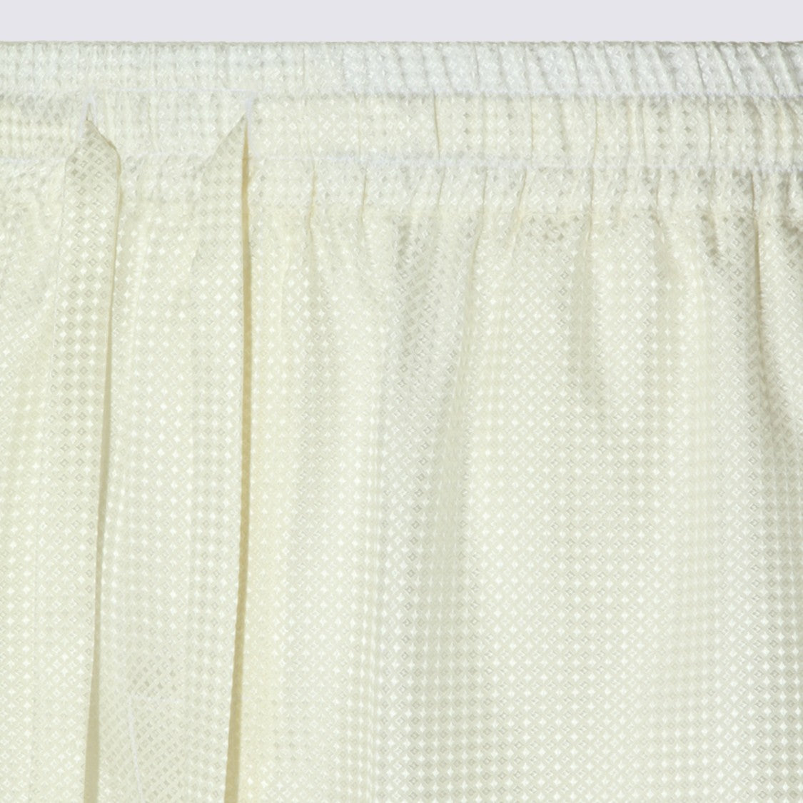 Dolce & Gabbana Loose-Fit Textured Shorts With Ornamental Border