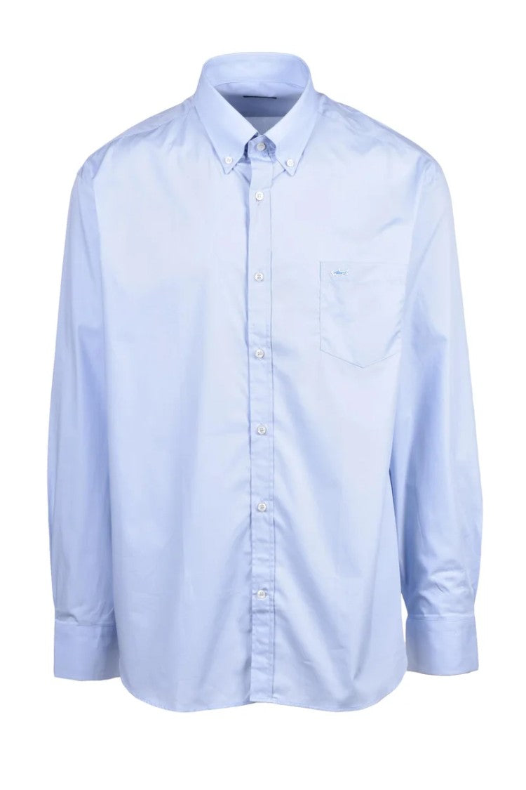 Paul & Shark Light Blue Cotton Oxford Shirt