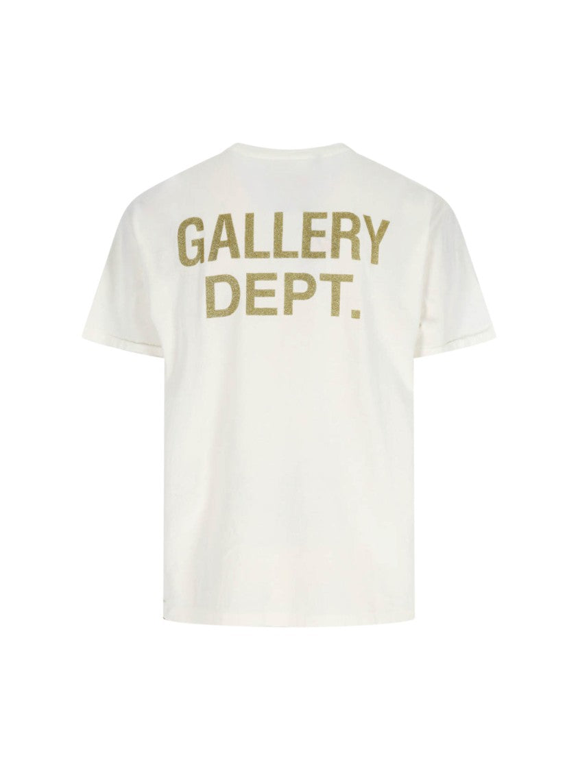 Gallery Dept. Classic White T-Shirt With Minimalist Design