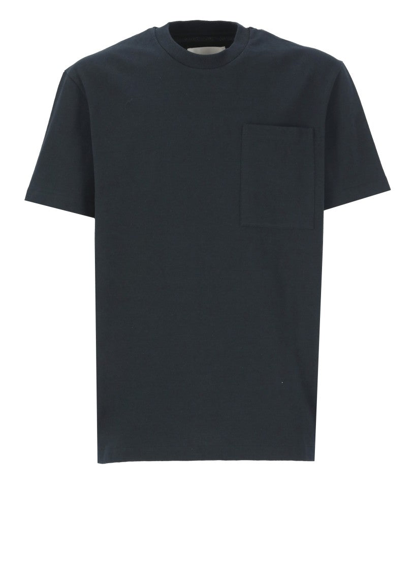 Jil Sander Blue Cotton T-Shirt