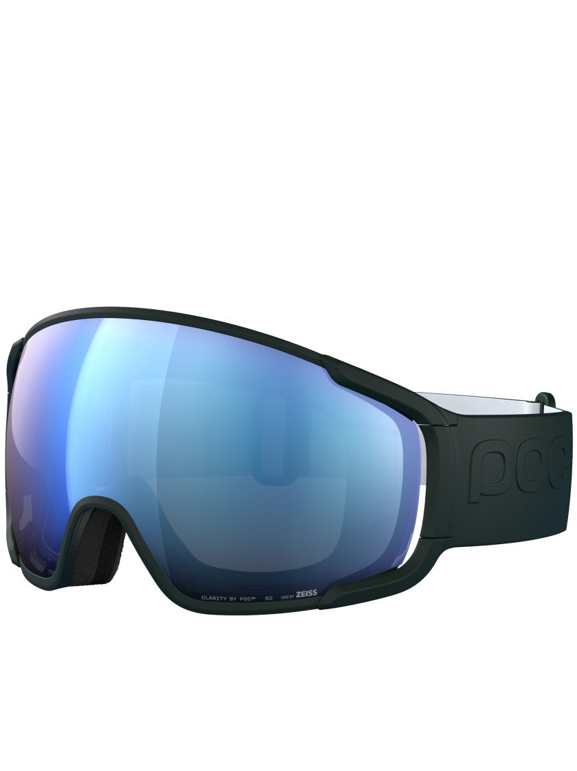 Poc Black Zonula Wraparound Reflective Ski Goggle
