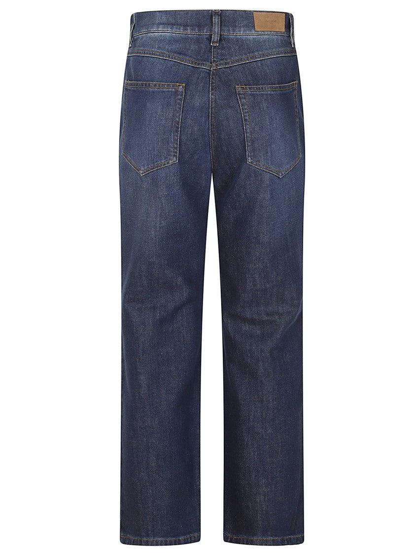 Incotex Classic 5-Pocket Denim Jeans With Iconic Suede Patch