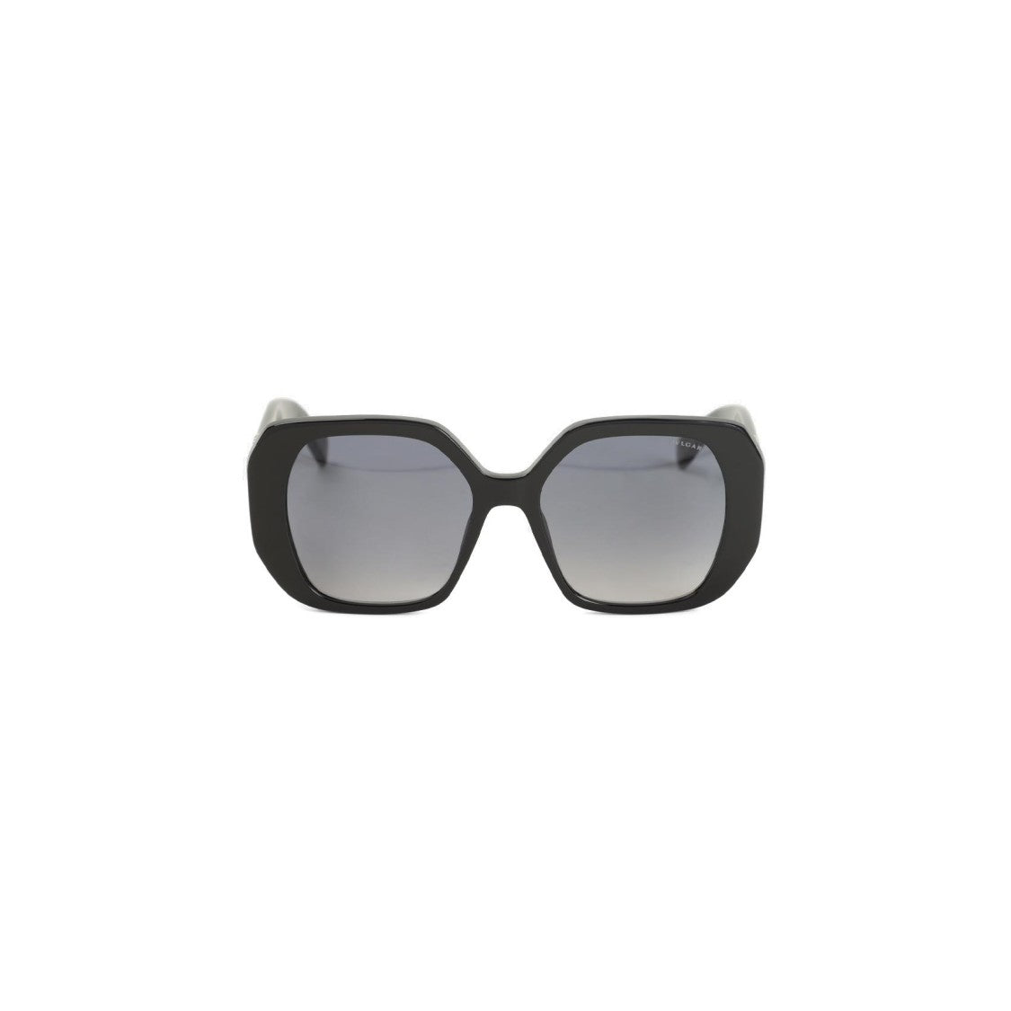 Bulgari Oversized Square Frame Sunglasses With Metallic Accents