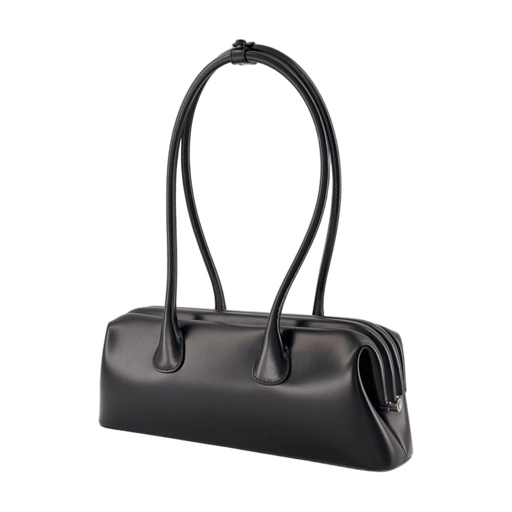 Osoi Boat Wide Mini Shoulder Bag - Leather - Black