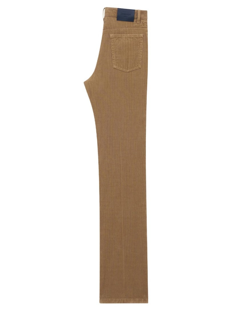 Saint Laurent Clyde Wide-Leg Relaxed Fit Pants