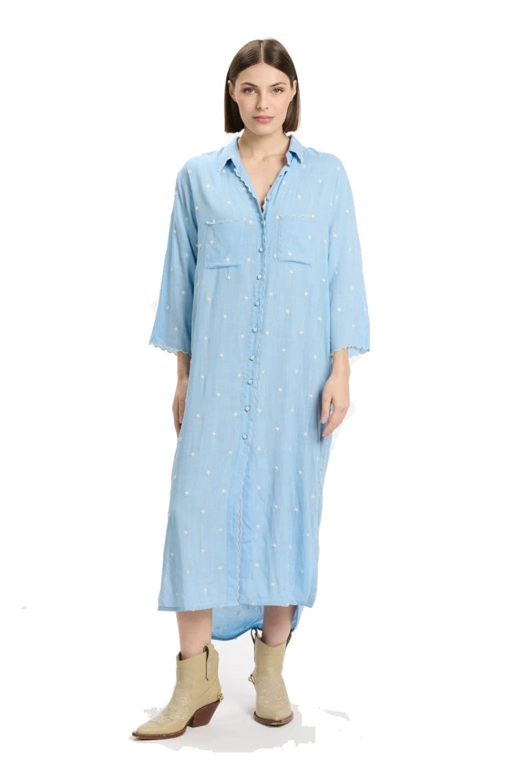 Miss June Ginna Maxi Dress Blue