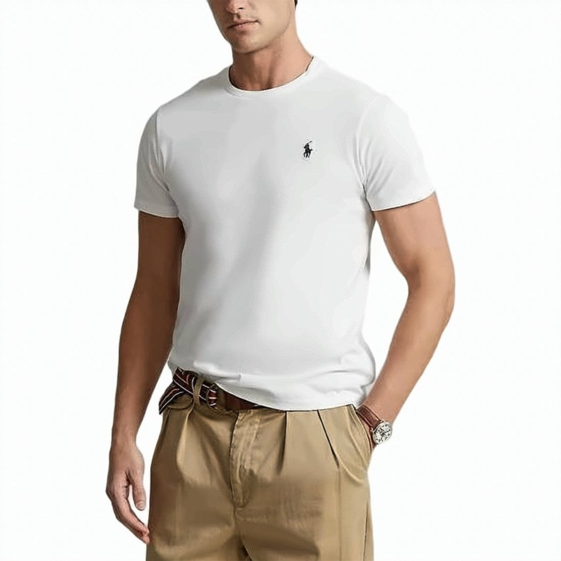 Polo Ralph Lauren Short-Sleeve Crew Neck T-Shirt With Embroidered Logo