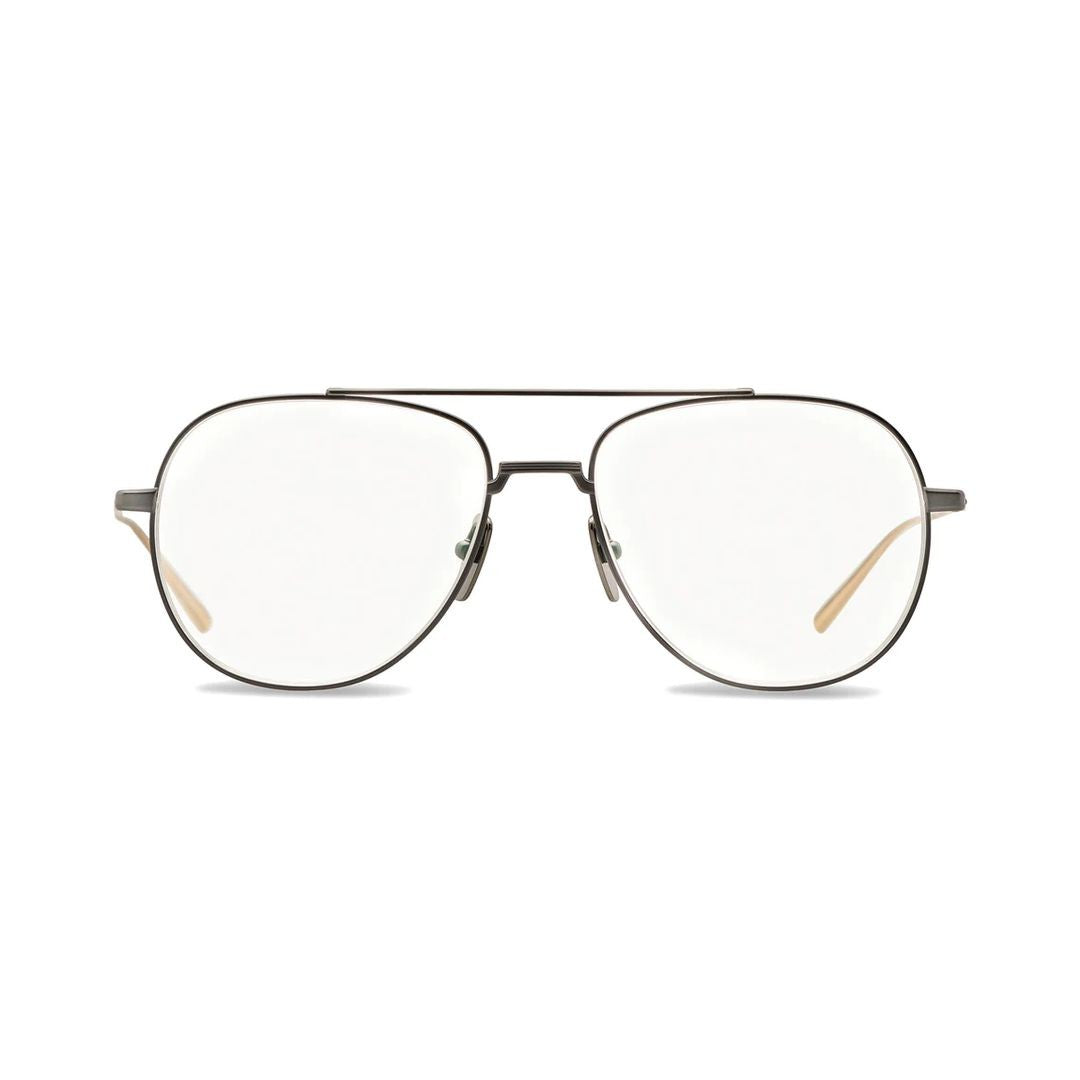 Dita Artoa.79 Sleek Black Metal Frame Aviator Sunglasses