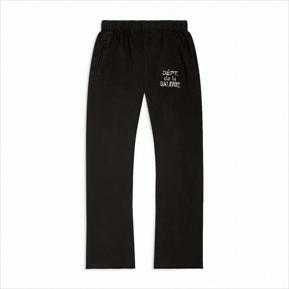 Gallery Dept. Straight-Leg Black Cotton Joggers With Minimalist Design