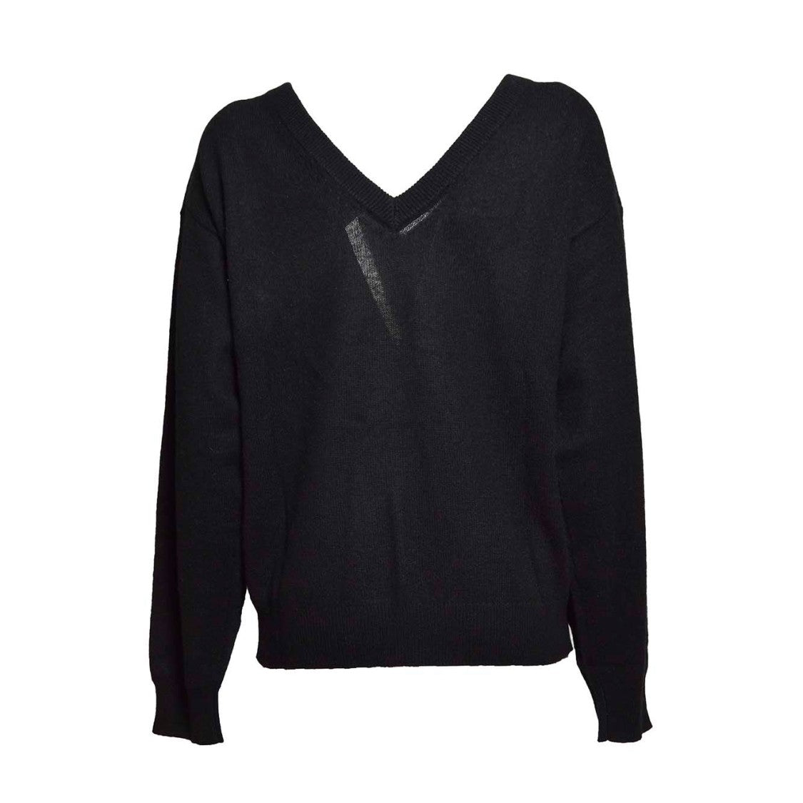 Equipment Black Cashmere V-Neck Sweater