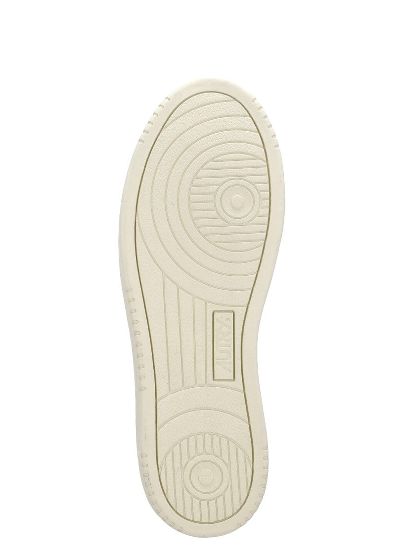 Autry White Medalist Low Leather Sneakers