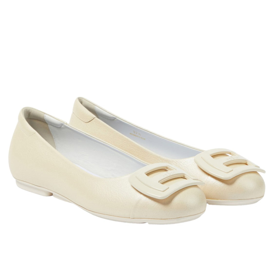 Hogan Flat Shoes With Decorative Buckle Detail