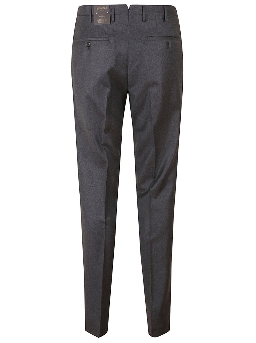 Incotex Tailored Straight-Leg Trousers With Subtle Pleats