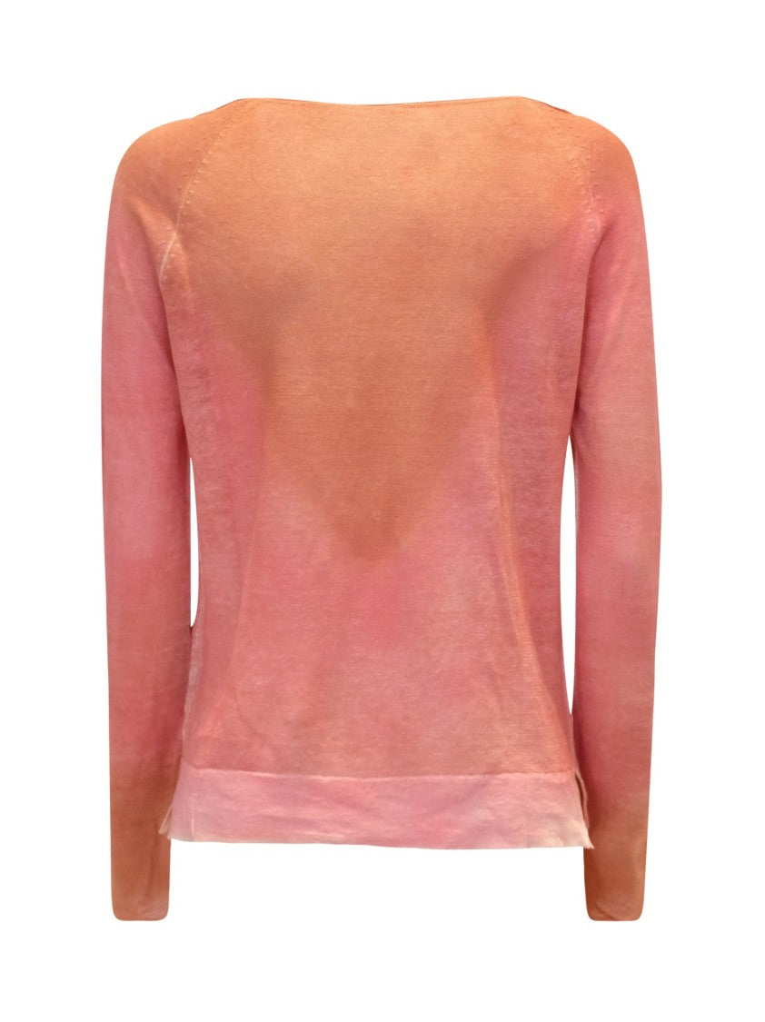 Alessandro Aste Copper Linen Nairoby Spray Art Sweater