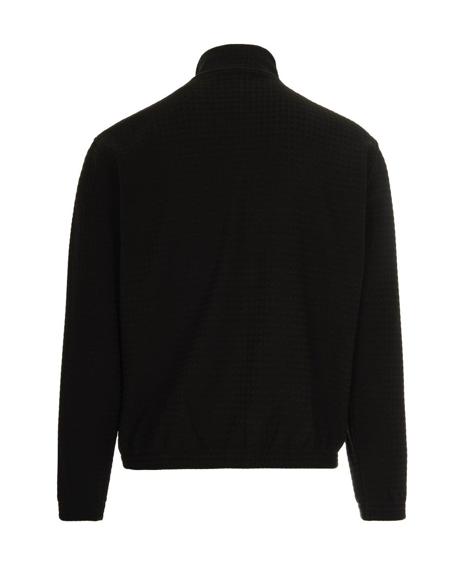 Emporio Armani Zip-Up Sweatshirt - Black