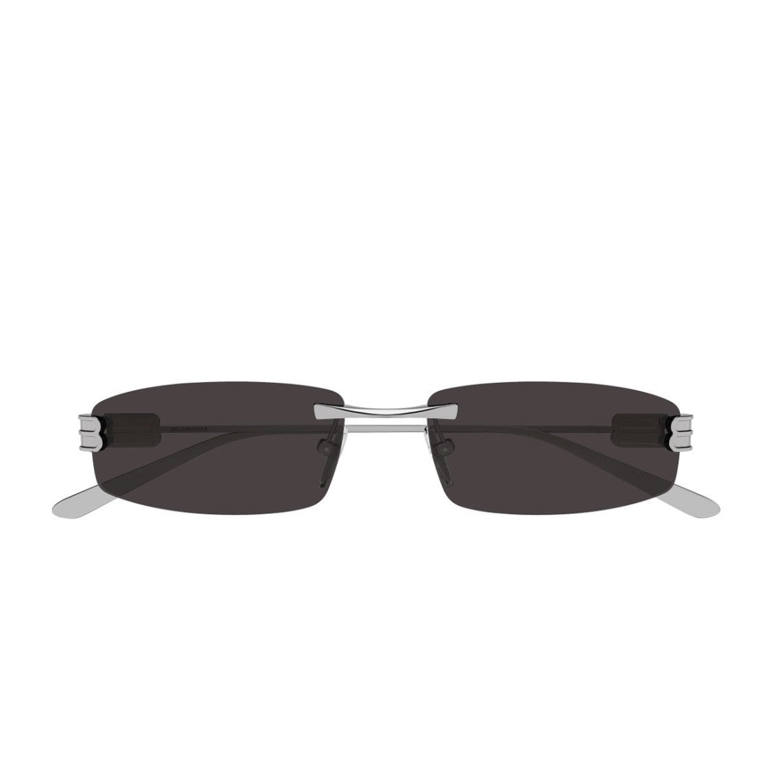 Balenciaga Silver Everyday Rimless Geometric Sunglasses
