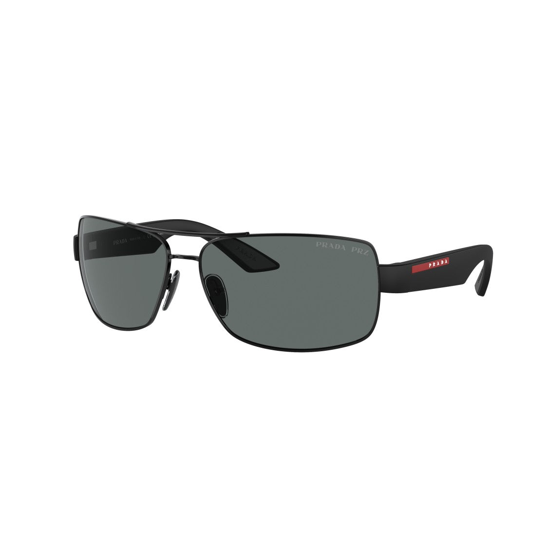 Prada Linea Rossa 0Ps 50Zs Rectangular Metal Frame Sunglasses