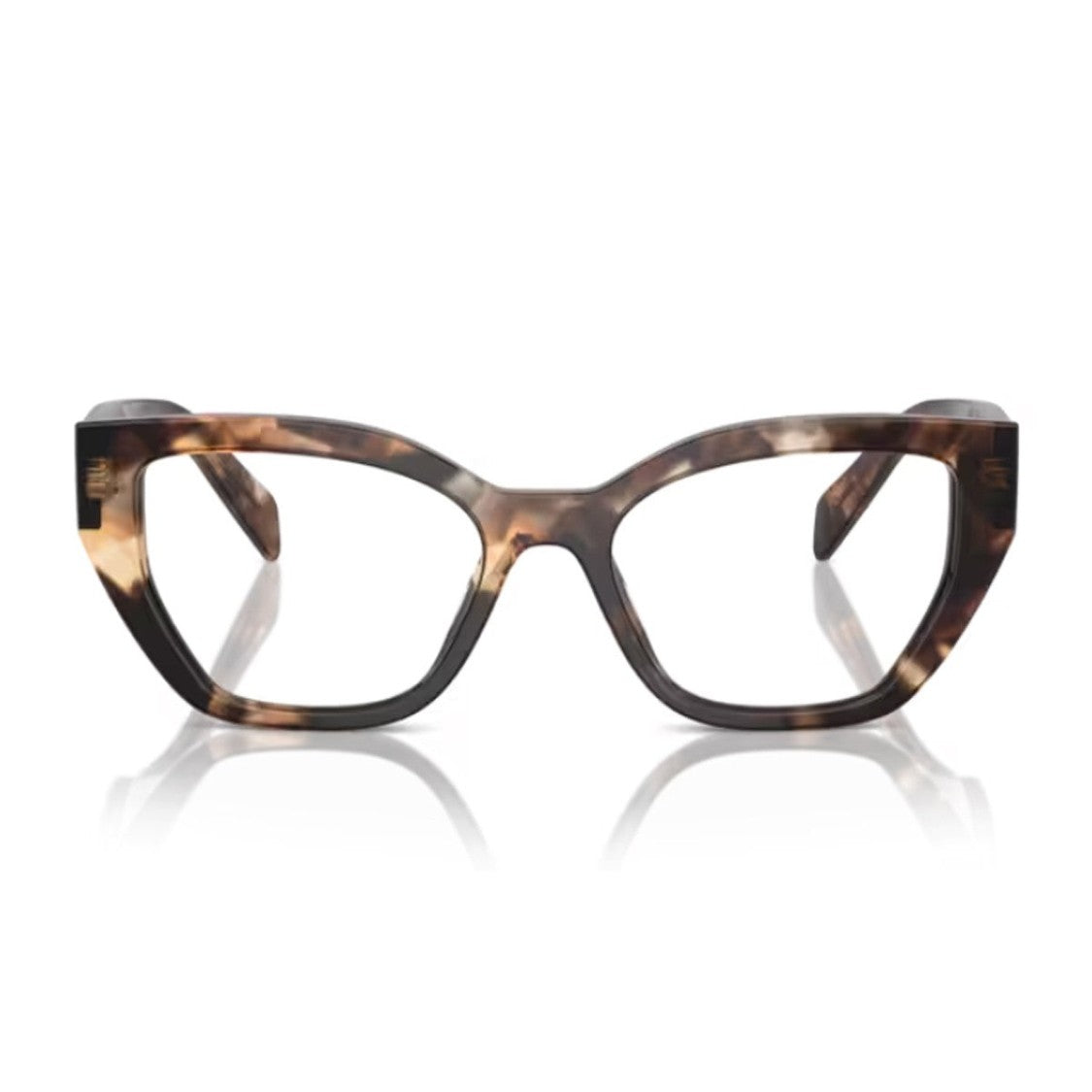 Prada Caramel Tortoiseshell Pr A16v Cat-Eye Eyeglasses