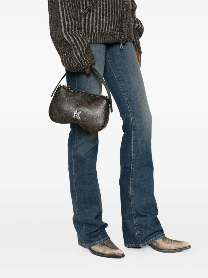 Karl Lagerfeld Modern Black Structured Silhouette Karl Lagerfeld Jeans Bag