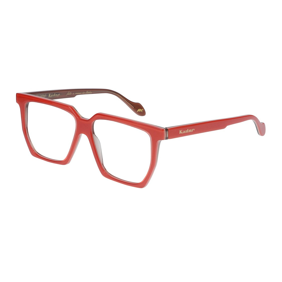 Kador Charlize Light Bold Oversized Square-Frame Eyeglasses With Glossy Finish