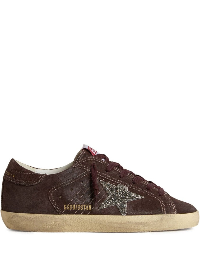 Golden Goose Super Star Sneaker With Glitter Star