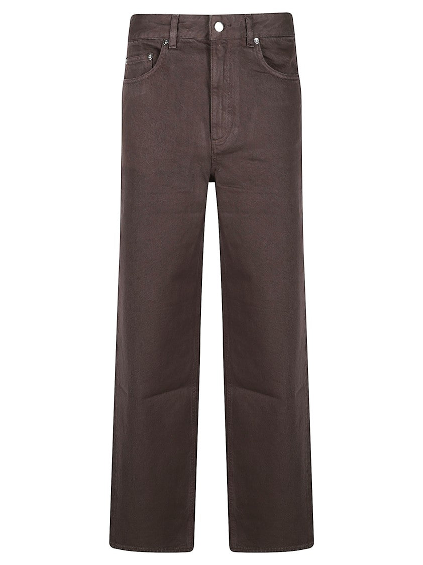 Loulou De Saison Mico Wide Leg High-Waisted Cotton Jeans