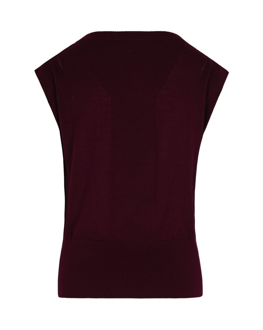 Patrizia Pepe Sleeveless Knitted Gilet