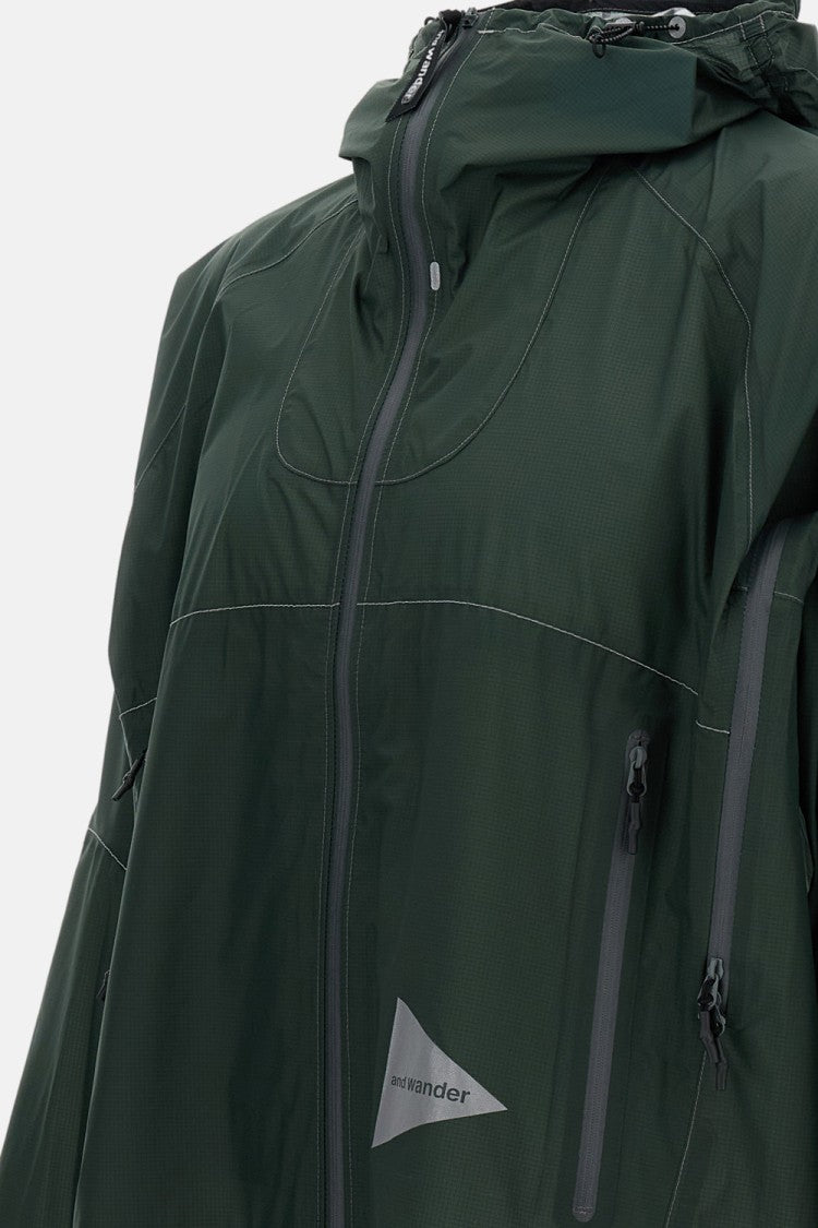 And Wander Functional Waterproof Jacket With Hood