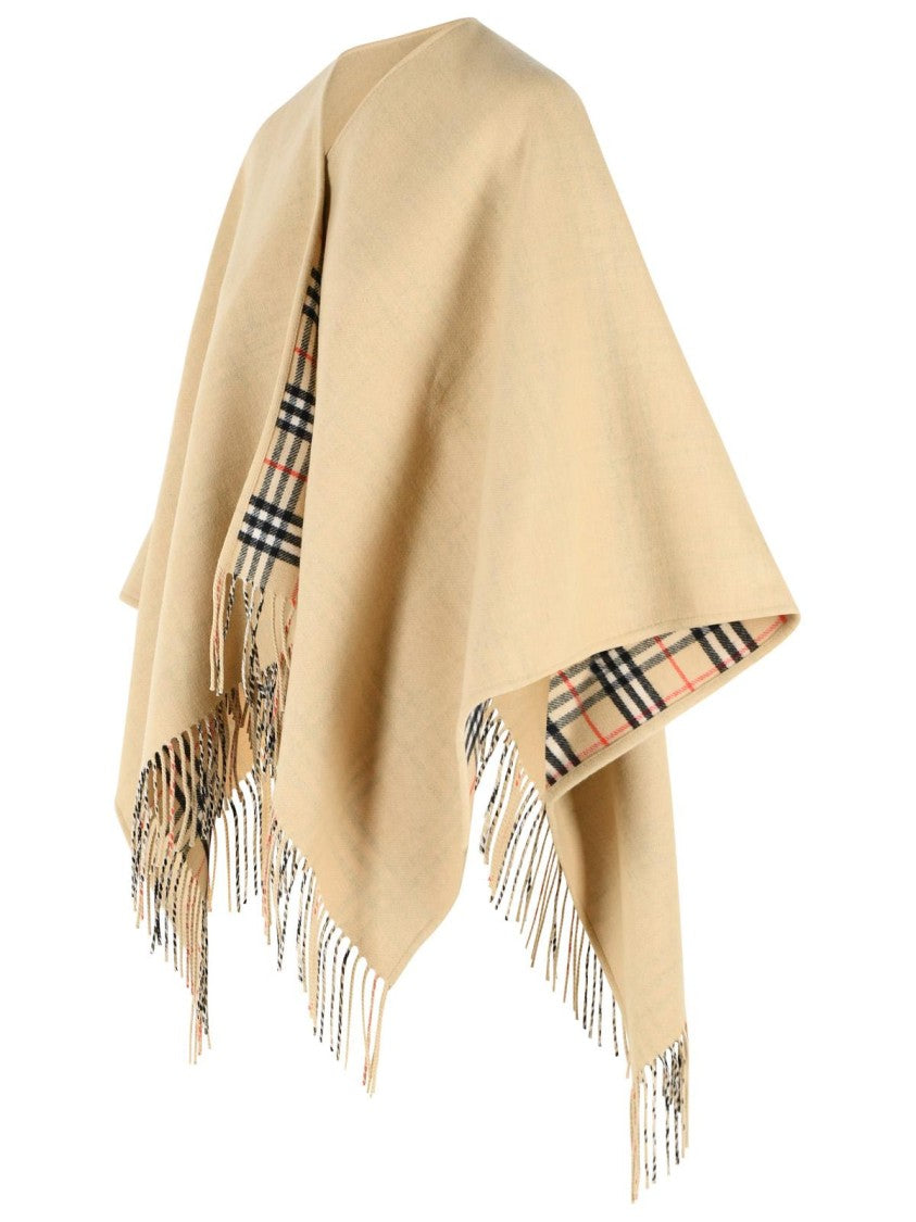Burberry Beige Wool Cape