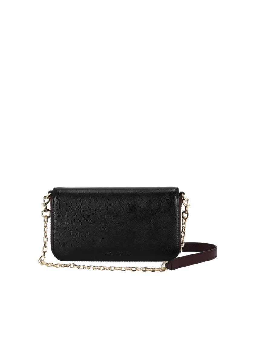 Marc Jacobs Black The Wallet On Chain Leather Wallet