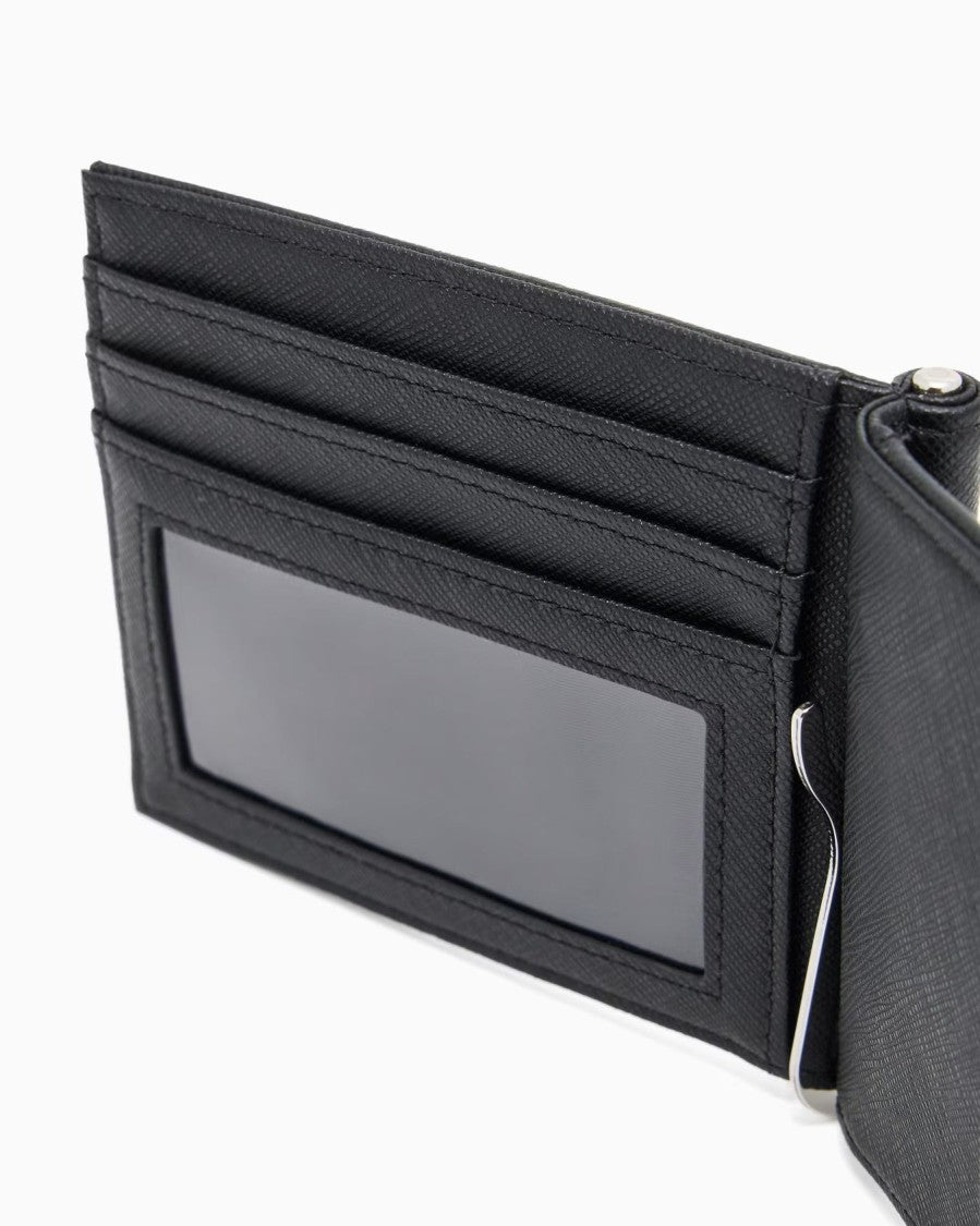 Emporio Armani Bonded Saffiano Leather Wallet