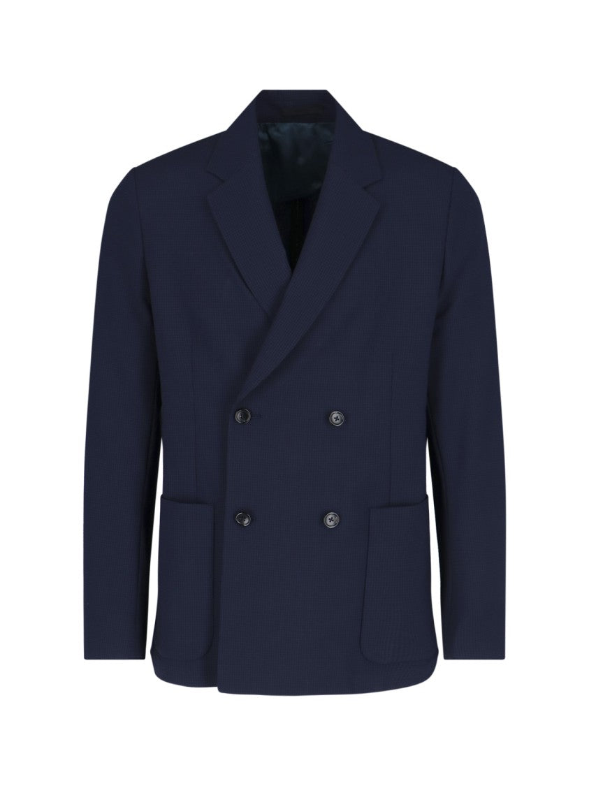Paul Smith Double-Breasted Blazer – Navy Blue