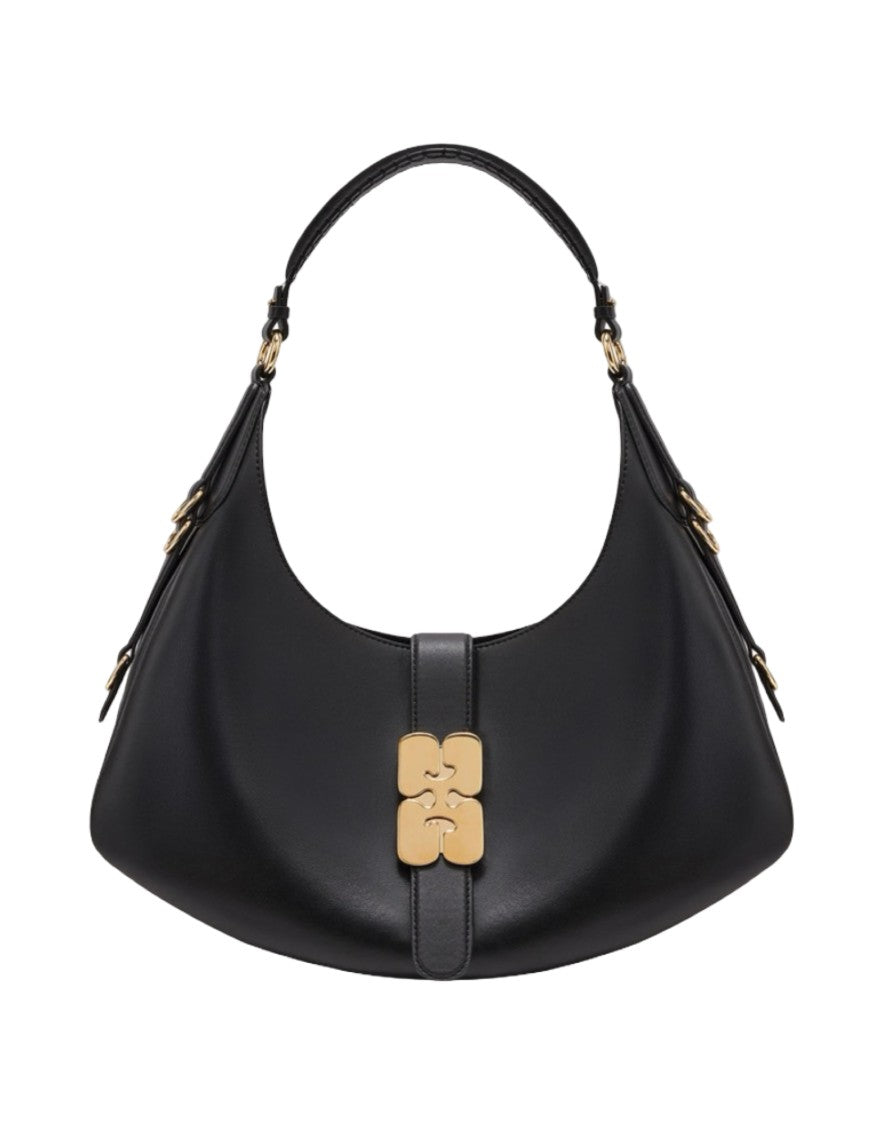 Ganni Kat Small Gold Bag