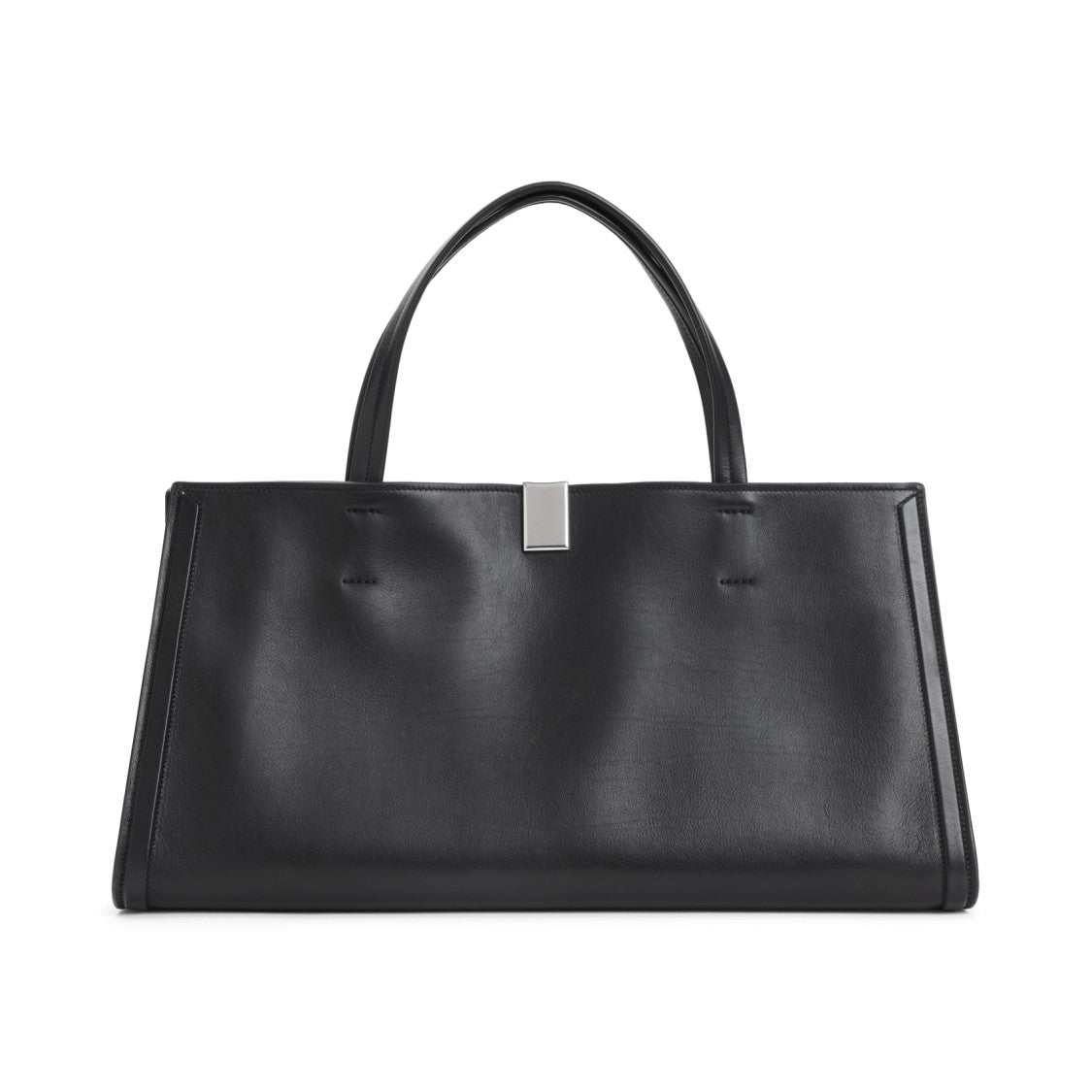 Phoebe Philo Kit Cabas Small Black Calf Leather Shoulder Bag