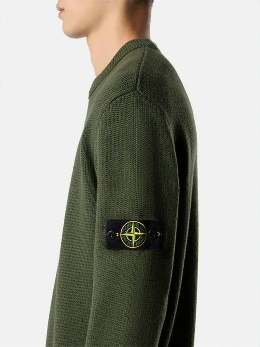 Stone Island Winter Cotton Crewneck Jumper