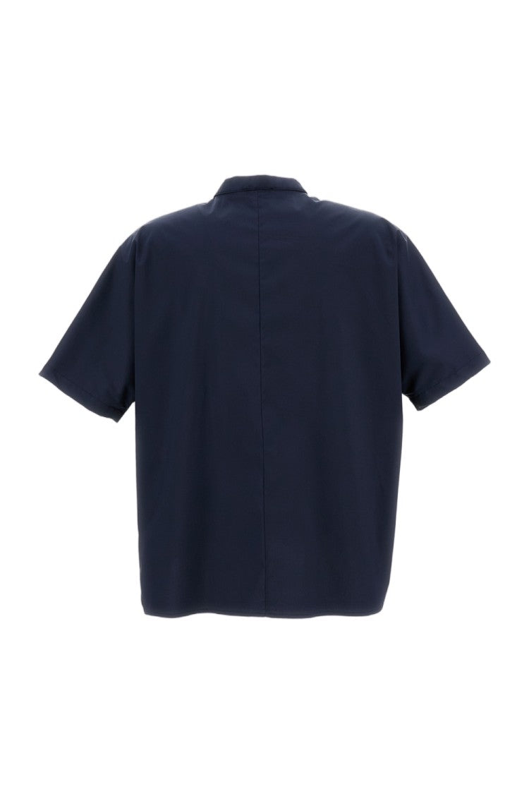 M.S.M. Milano Grandad Collar Shirt With Kimono Shoulders