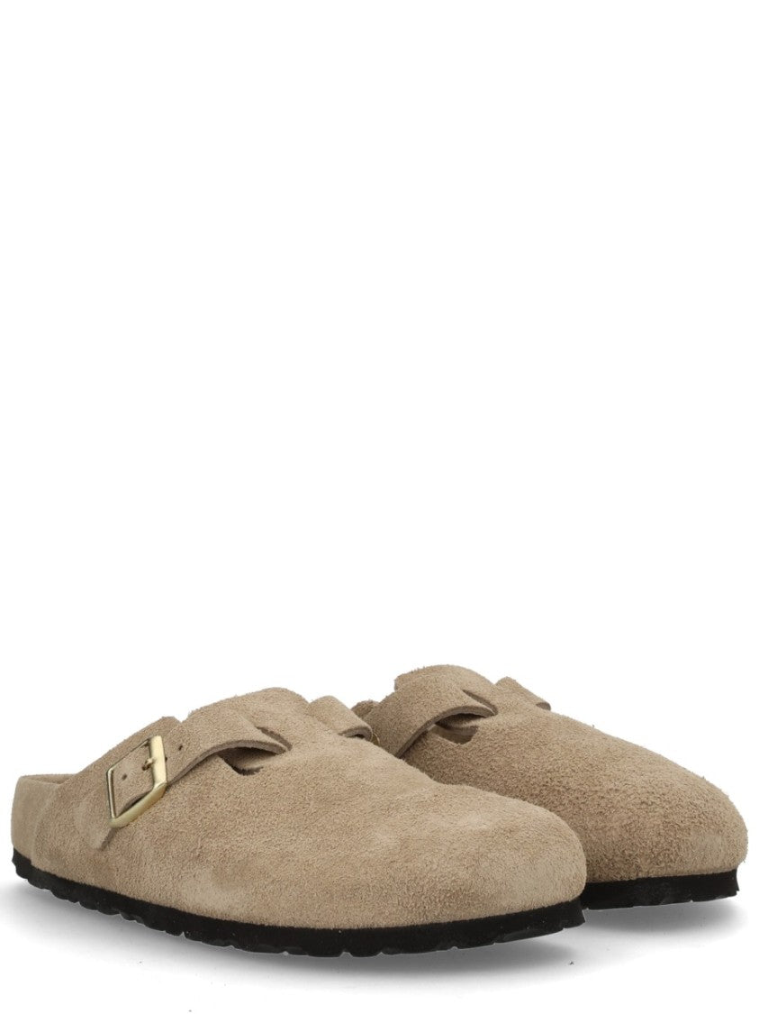 Birkenstock Boston Suede Closed Toe Sandals