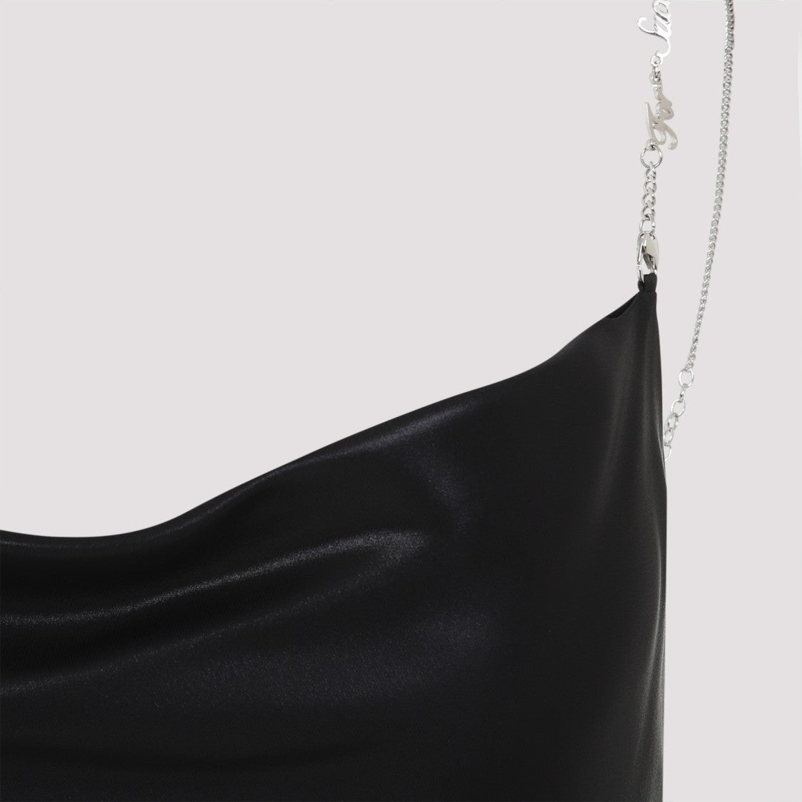 Diesel D-Minty Black Polyester Mini Dress