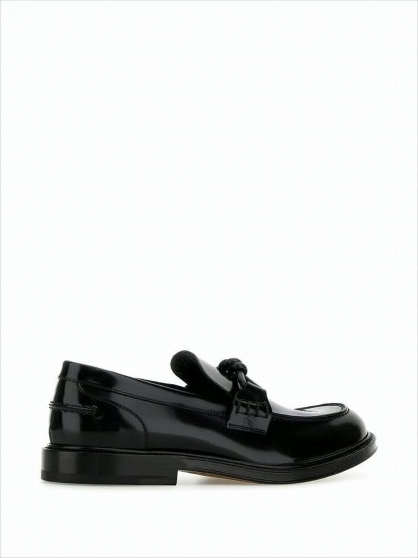 Bottega Veneta Polished Leather Loafers